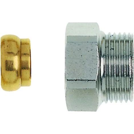 HEIMEIER Raccord compensateur G 3/4 x G 3/4, Longueur 25mm, Mess.vern., 9713-02.354