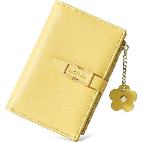 Dames de portefeuille à deux volets de couleur pure