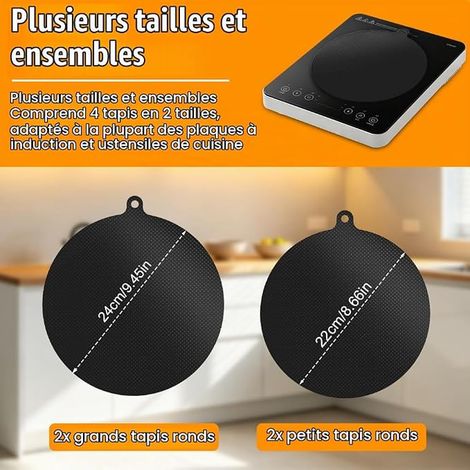 Set of Induction Hob Protectors 0.8 mm (1/3)