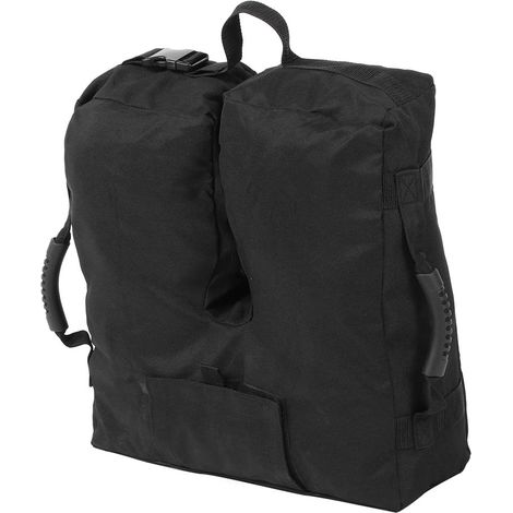 Sacs de sable noirs pour fixer un parasol, une tente ou un auvent. (1/5)