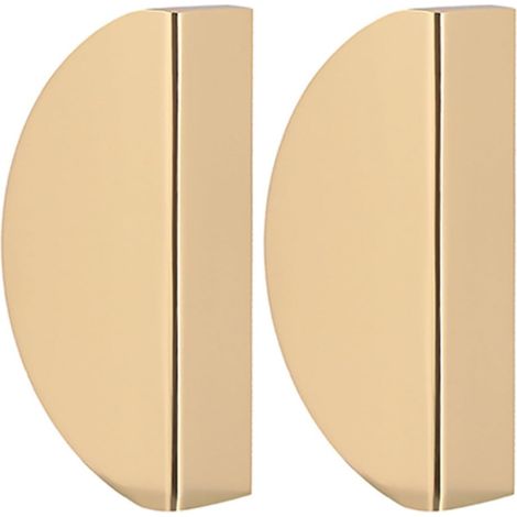 Poignées de tiroir élégantes en aluminium doré, entraxe 64 mm (1/5)