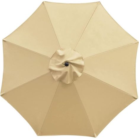 Telo di ricambio per ombrellone con 8 stecche, resistente ai raggi UV (solo la parte superiore). Adatto alla maggior parte degli ombrelloni da giardino, patio e spiaggia. (1/5)