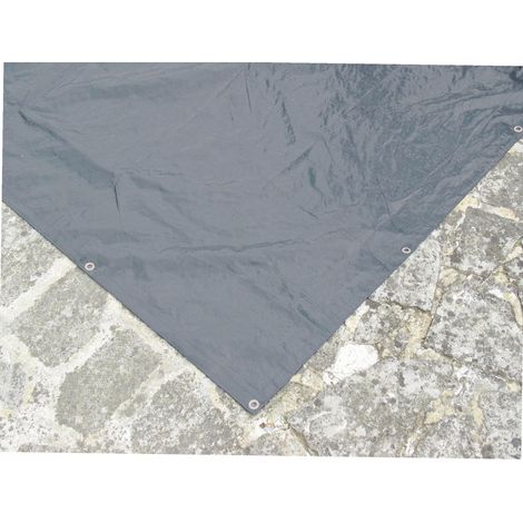 Bâche de Piscine Rectangulaire 140 g/m² Anti-UV Œillets 8 x 14 m (1/2)