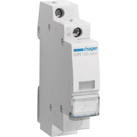 [GEBRAUCHT] B-Ware Hager Svn125 Leuchtmelder Signalgeber 230 V Led Farblos Ip20
