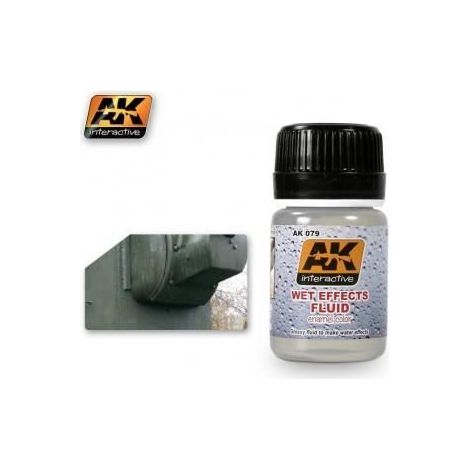 Peinture émail - AK INTERACTIVE - AK Interactive 079 - Effet humide - Flacon 35 ml - Fluid