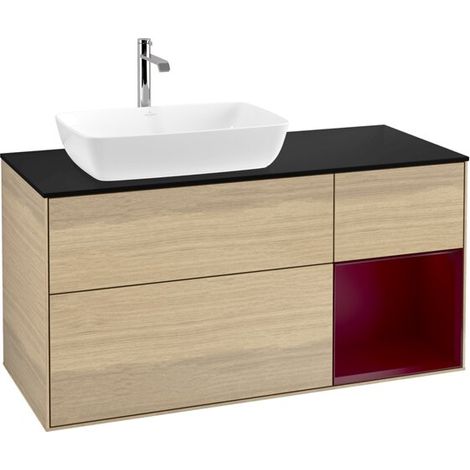 Villeroy & Boch F812HBPC Meuble sous lavabo Finion F81 (1/2)
