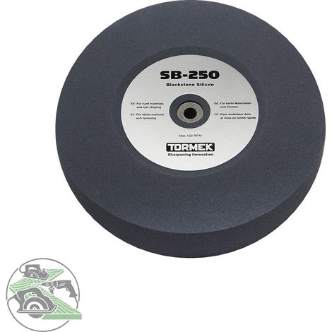 TORMEK Schleifscheibe Blackstone Silicon fur aciers rapides Ø250mm - SB-250 (1/2)