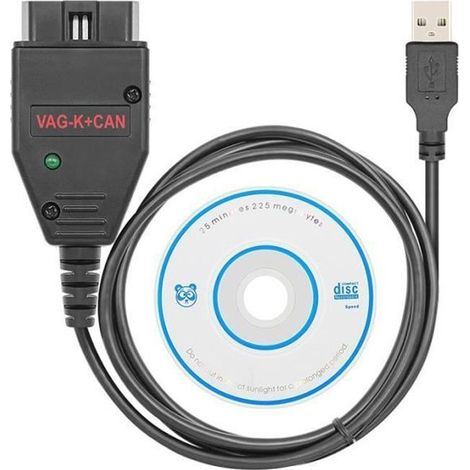 Interface VAG K+CAN Commander 1.4, scanner de diagnostic version complète avec puce FT232RL, compatible avec Audi, Volkswagen, SEAT et Skoda. (1/4)