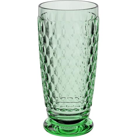 Verre à long drink vert avec relief original (1/3)