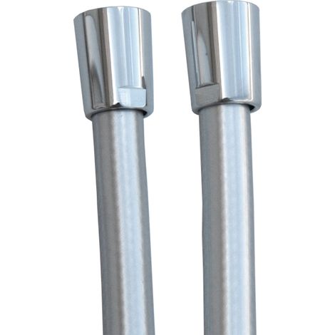 Ramon Soler - Flexo para Grifo de Ducha PVC Color Metálico 1,75m G1/2"-G1/2" Antitwist System (1/5)