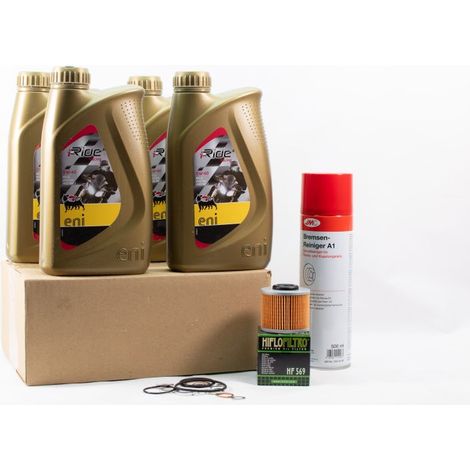 Kit Entretien Vidange Standard pour MV AGUSTA DRAGSTER 800 de 2015 à 2024 - ENI I-RIDE RACING 5w40 4L