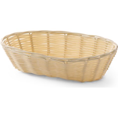 Panier à pain ovale en polyrotin 225x130x55mm - Hendi 426500 (1/2)