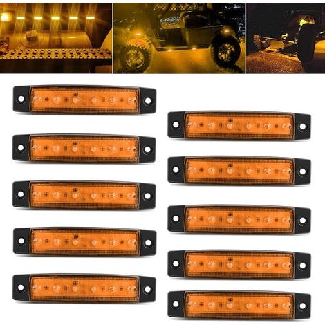 Iluminación LED de contorno 24V - naranja - 10 unidades - 12V/24V (1/5)