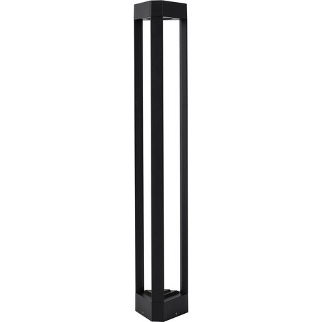 Merano Hillsboro 80cm Borne Extérieure Aluminium Noir LED 9W 715Lm 3000K IP54
