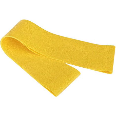 Bandes élastiques de résistance pour exercices de musculation, jaunes, 9 kg (20 lb). (1/5)