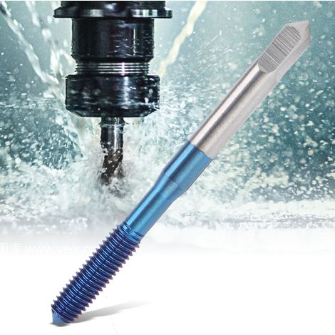 Taraud d'extrusion M5 à revêtement nano bleu pour machine métrique (1/5)