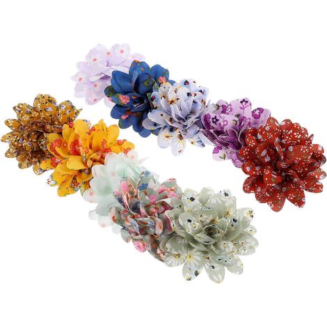 Accessoires de toilettage pour chiots : Colliers à fleurs, 40 pièces, colliers en dentelle colorés pour animaux de compagnie (1/5)