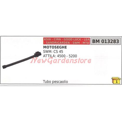 Tubo de llenado de aceite ASIA para motosierra SWM CS 45 ATTILA 4500 5200 013283