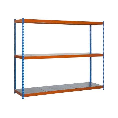 Simonrack ECOFORTE 1504-3 Metallregal blau und orange