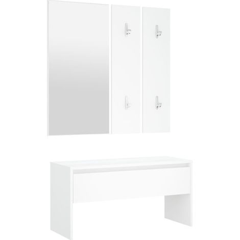 vidaXL Set de muebles de recibidor madera contrachapada roble ahumado (1/2)
