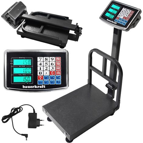 Bilancia elettronica 200 kg magazzino negozio piattaforma carico industriale lcd