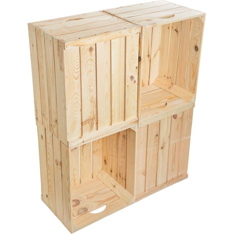 4 x Holzkisten "Johanna" - NEU (1/4)