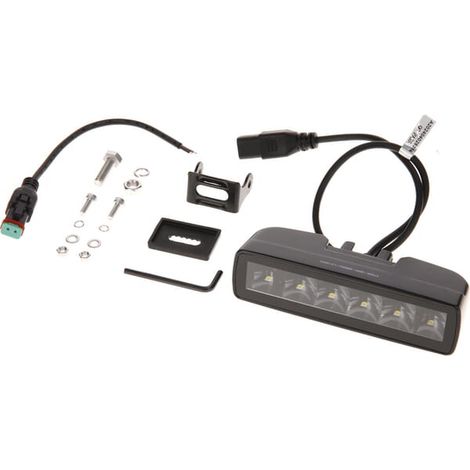LED-Arbeitsleuchte, rechteckig, 30 W, 2880 lm, 12/24 V, weiß, 157 x 49,7 x 60 mm, fokussiertes Licht mit Deutsch-Stecker, 6 LEDs LA10609 (1/5)