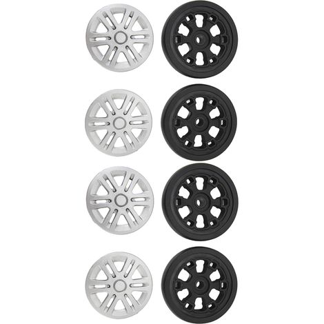 Lot de 4 roulettes de rechange silencieuses pour valise à roulettes (1/5)