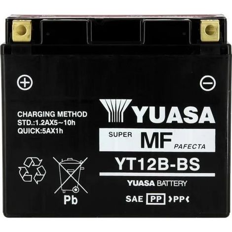 Batteria AGM Yuasa YT12B-BS 12 Volt 10 Ah