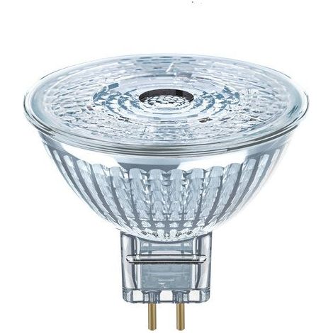 OSRAM Lampada LED dimmerabile Superstar con resa cromatica particolarmente elevata (CRI90), GU5.3-base vetro trasparente ,Bianco freddo (4000K), 350 Lm sostituzione delle lampade 35W, ,1-Confezione (1/3)