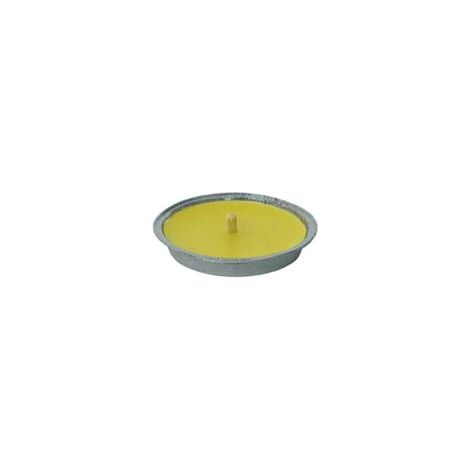 CITRONELLA PICCOLA IN CIOTOLA DI ALLUMINIO- - ø cm.11x2h. - 60 pezzi LAPILLO