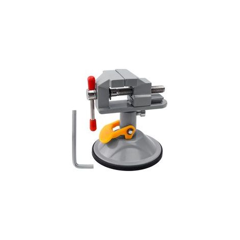 Mini étau d'établi, petit étau d'établi à ventouse rotative à 360 degrés, serrage universel en alliage d'aluminium, petit travail de réparation de précision, sculpture DIY