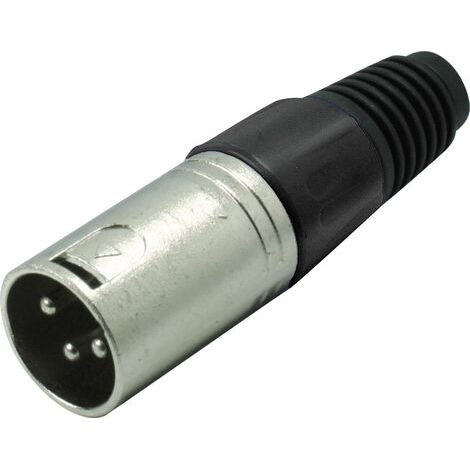 XLR mâle, droit Kash 55002-S Nombre de pôles: 3 noir 1 pc(s) (1/3)