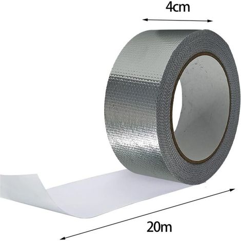 Ruban AdhéSif En Aluminium Ruban De Protection Contre La Chaleur RéSistant à La Chaleur Ruban ImperméAble Pour Sceller Ou Isoler