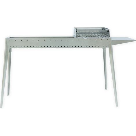 Cuoci Arrosticini con Barbecue a Carbone 120 cm Lisa Luxury Miami Grill 800+400 (1/5)