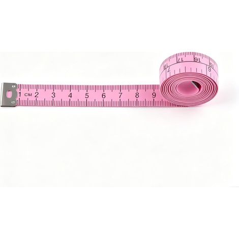 Mètre ruban double face pour mesures corporelles, Ruban à mesurer Le ruban à mesurer pour mesurer la taille du corps et petit ruban à coudre pour tailleurs-150cm, 60 pouces (1/5)