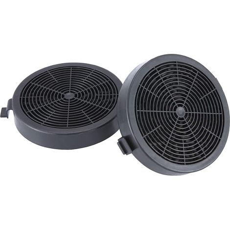 CF04 Filtre à Charbon Actif de Rechange pour COMFEE' Hottes Aspirantes (Lot de 2), Noir Filtre à charbon d'origine compatible avec les séries CH60J64, CH60J78, CH60A17, CHL03M21, recommandé tous les (1/4)