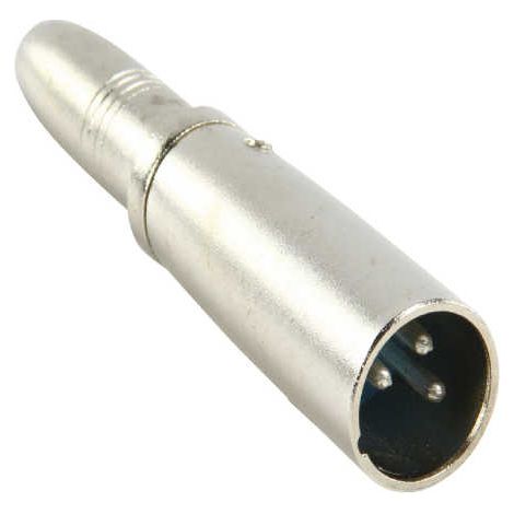 Adaptador XLR mono 3 Pin macho a Jack 6.35 hembra  Gris (1/4)
