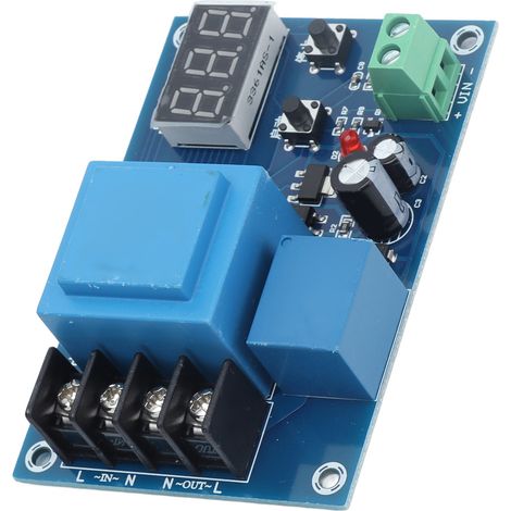 Ladesteuermodul Batterieladegerät-Controller Schutzplatine Digitalanzeige AC220V (1/5)