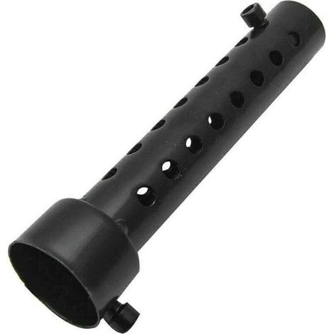 Silencieux d'échappement universel pour moto - 35 mm. Noir (1/4)