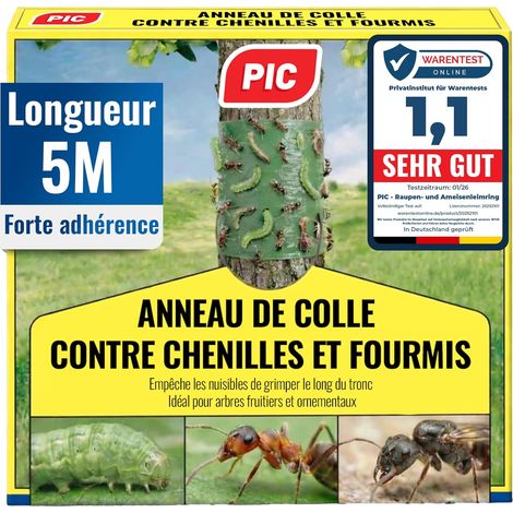 Bande Glue Arbre Fruitier 5 mètres - Glu Arboricole Anti Fourmis (1/5)