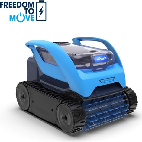 Polaris – Robot piscine sans fil – Nettoyage automatique – Pour piscines jusqu'à 12m – Autonomie 120 minutes – Moteur puissant (1/5)