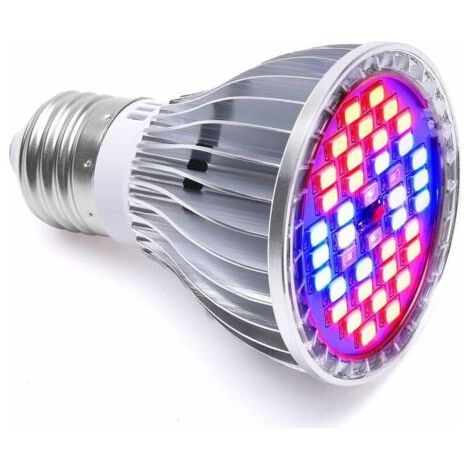 30W 40LED Pflanzenlampe, E27 Fassung, 7 Wellenlängen, AC 85-265V, für Zimmerpflanzen, Gewächshäuser und Gärten, Blumen und Gemüse (1/5)