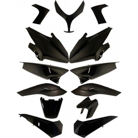 Kit carénage One pour Scooter Yamaha 500 Tmax 2008 à 2011 noir (1/5)