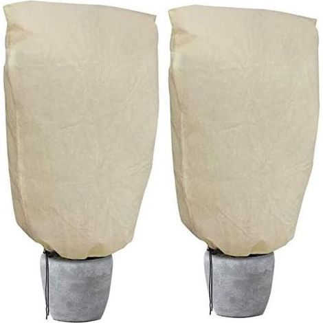 Housse de Protection pour Plantes, Housse d'hivernage économique Grande Capacité (2 Pack) - 100 x 80 cm (1/5)