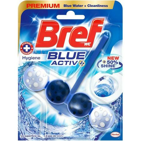 BrefBlue Activ Floral Toilet Basket (2 pezzi), detergente per il bagno per una toilette sempre pulita e fresca, detergente per il bagno de con formula anticalcare che rimuove lo sporco. (1/2)