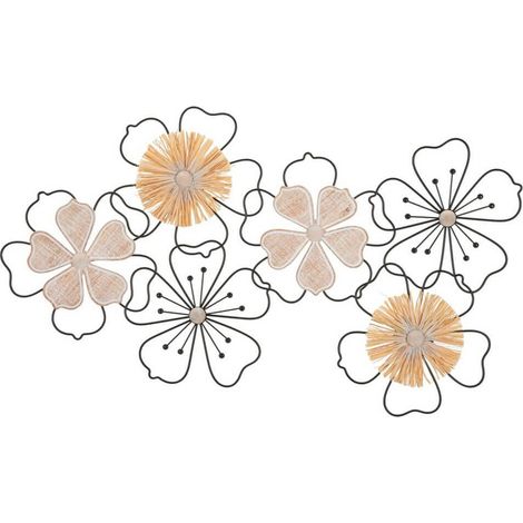 Decorazione Parete Ferro e Legno Itis cm 75X3,5X42 - ITIS (1/5)