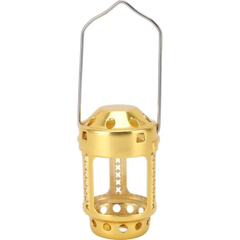 Tealight Candle Lantern Vintage Portable Metal Lantern Tealight Candle Holder for Camping Outdoor (1/5)