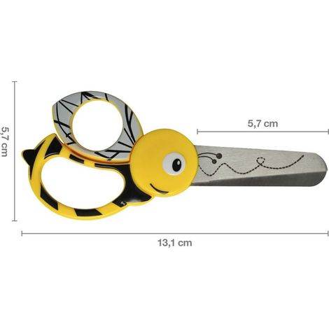 Tijera abeja infantil 13 cm FISKARS (1/5)