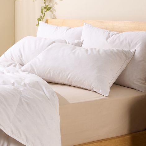 Snuggledown Scandi Duck Feather & Down Pillow, Medium, 2 Pack